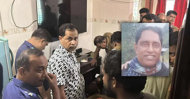 মরদেহ উদ্ধার করে পুলিশ , ডা. আমিরুল ইসলাম